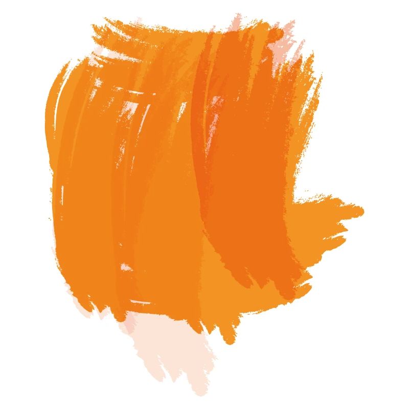 Paint blob splash painter gift colorful orange
