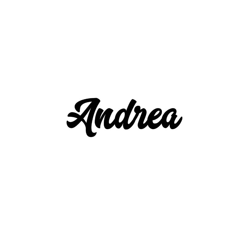 Andrea Custom Text Birthday Name