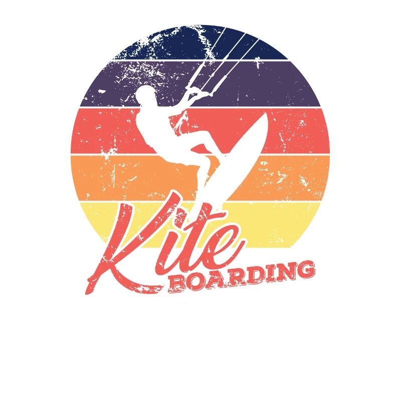 Kite Boarding dans le vent