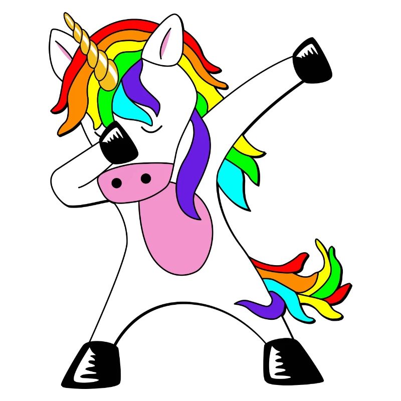 Dabbing Unicorn Geschenkidee Dab dabbendes Einhorn