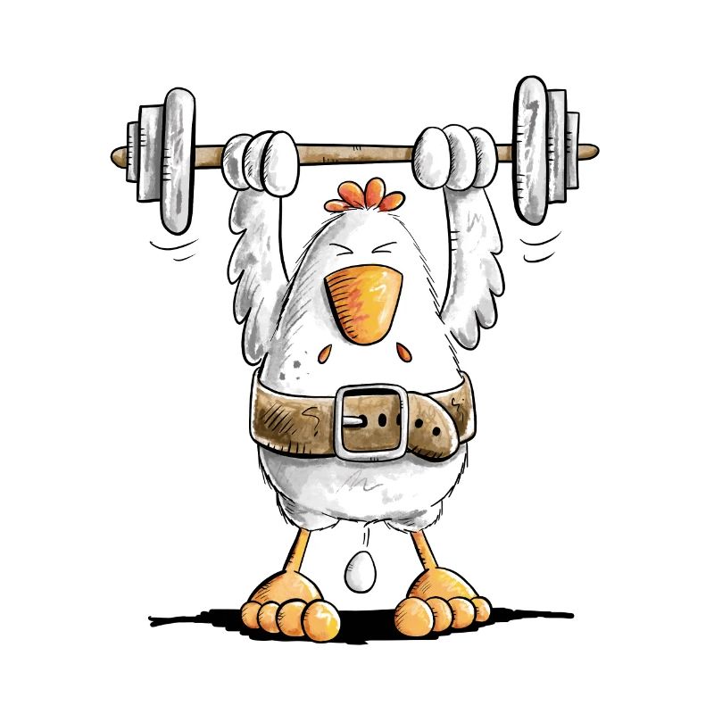 Strong Chicken I Workout I Weight Training