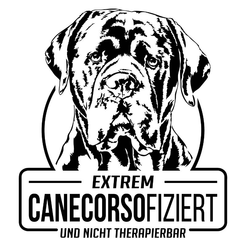 CANECORSOFIZIERT Cane Corso Hunde Spruch Wilsigns