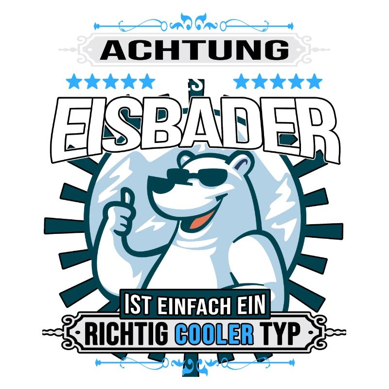 eisbaden winterbader dieser eisbader eisbär polar