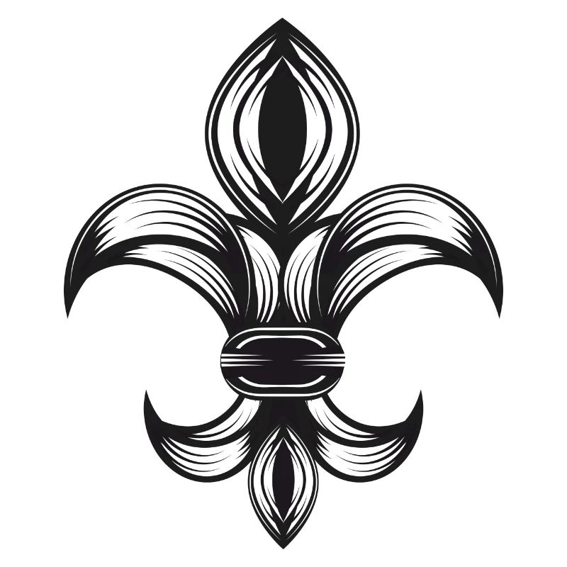 iris stylisé - Fleur-de-Lys