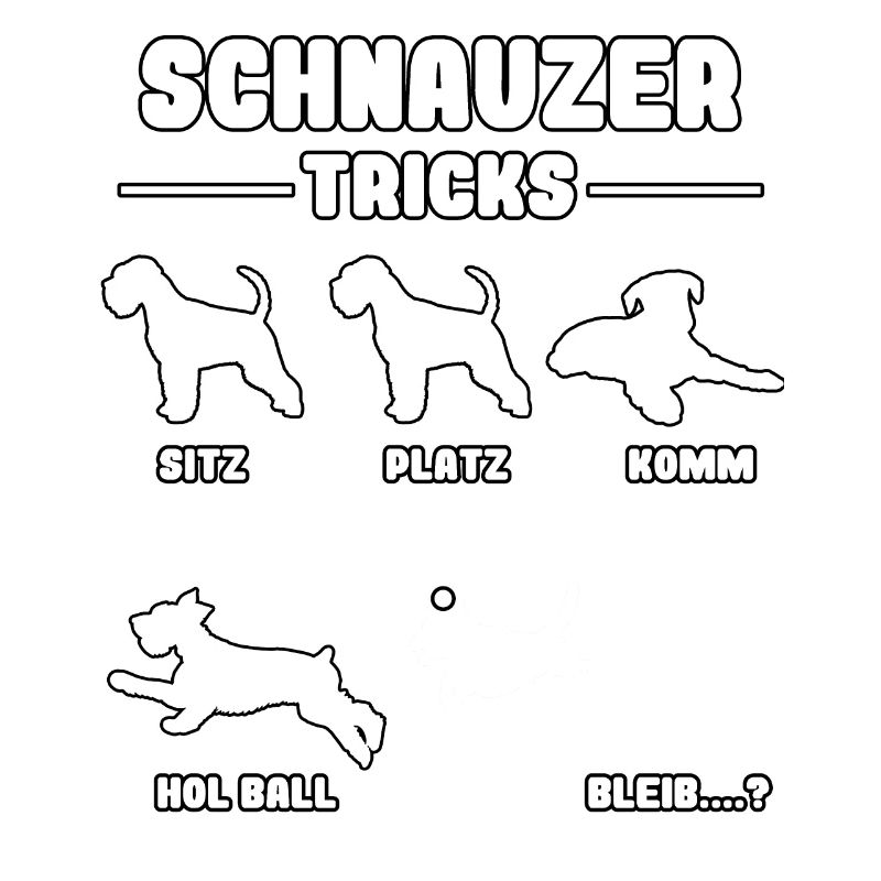 Drôle de propriétaire de chien Schnauzer schnauzer géant schnauzer