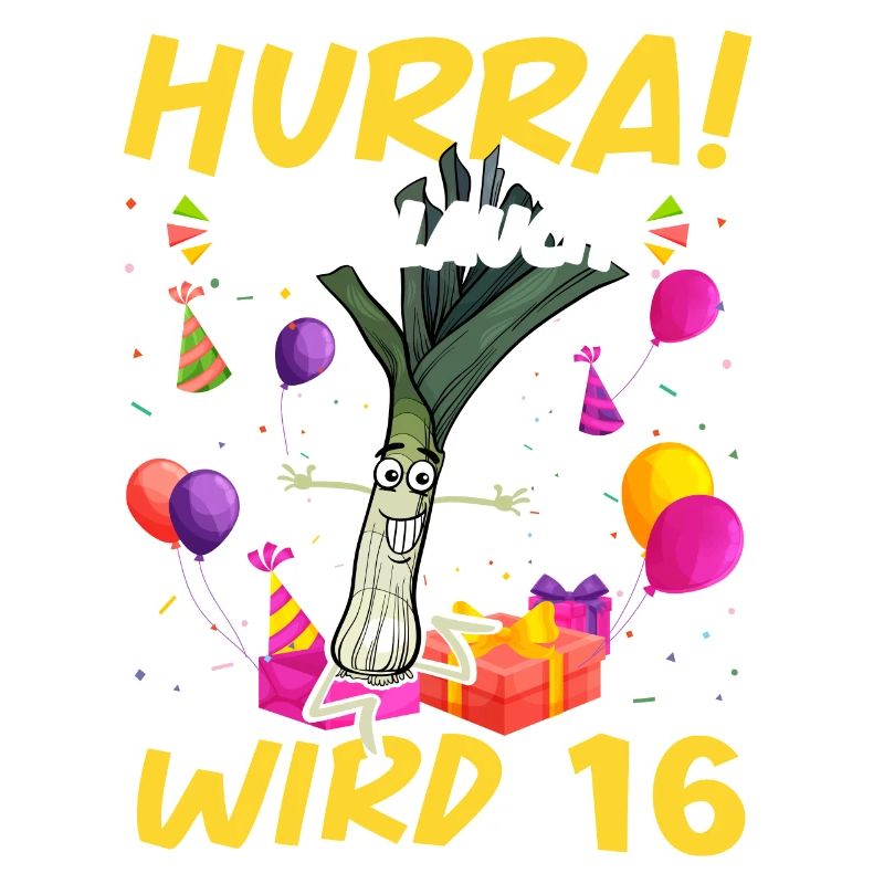 Hurra der Lauch wird 16