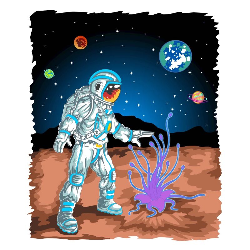 astronaut on mars