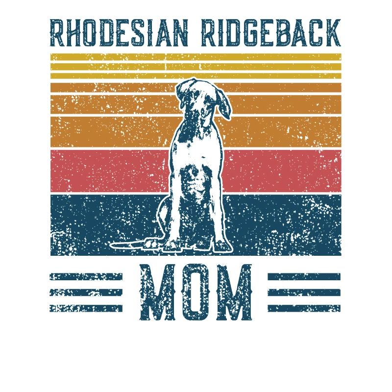 Dog Ridgeback Mom - Vintage Mutter