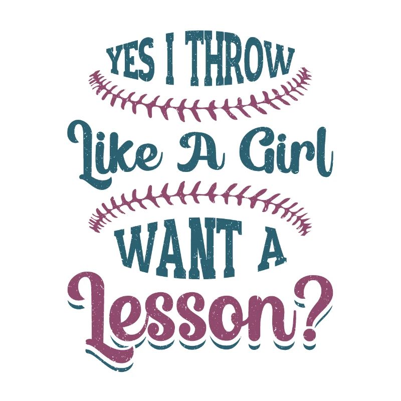 Ja Ich werfe wie ein Mädchen, will Eine Lektion