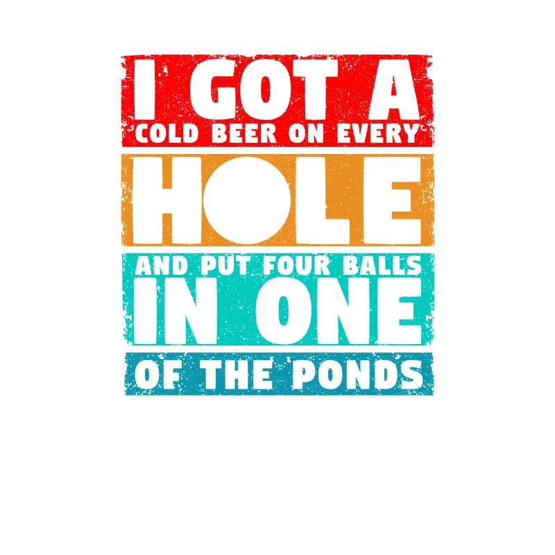 I got a hole in one fun golf golfer fan golf