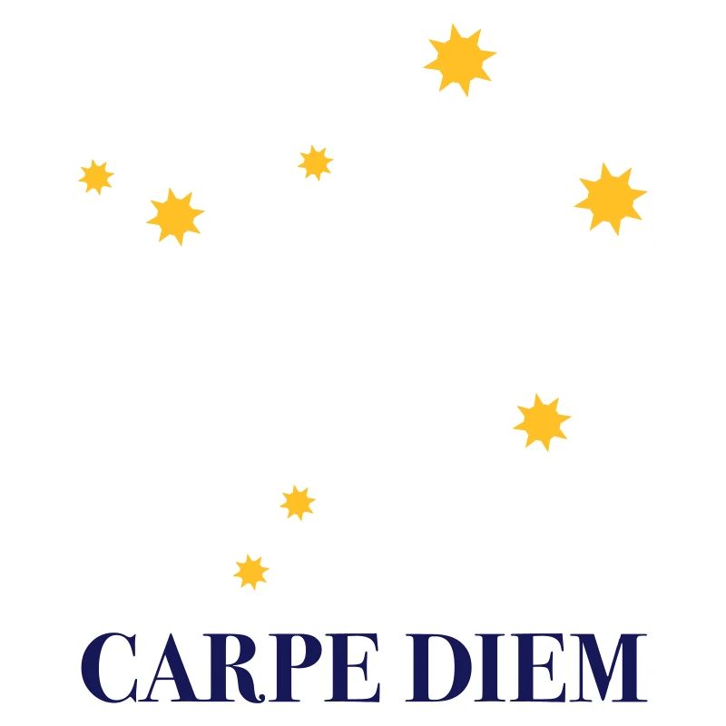 Carpe Diem nutze den Tag Sternbild Waage Libra Ode