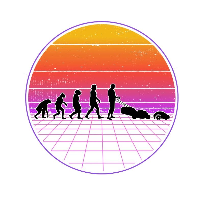 Mähroboter Evolution Retro Rasenroboter