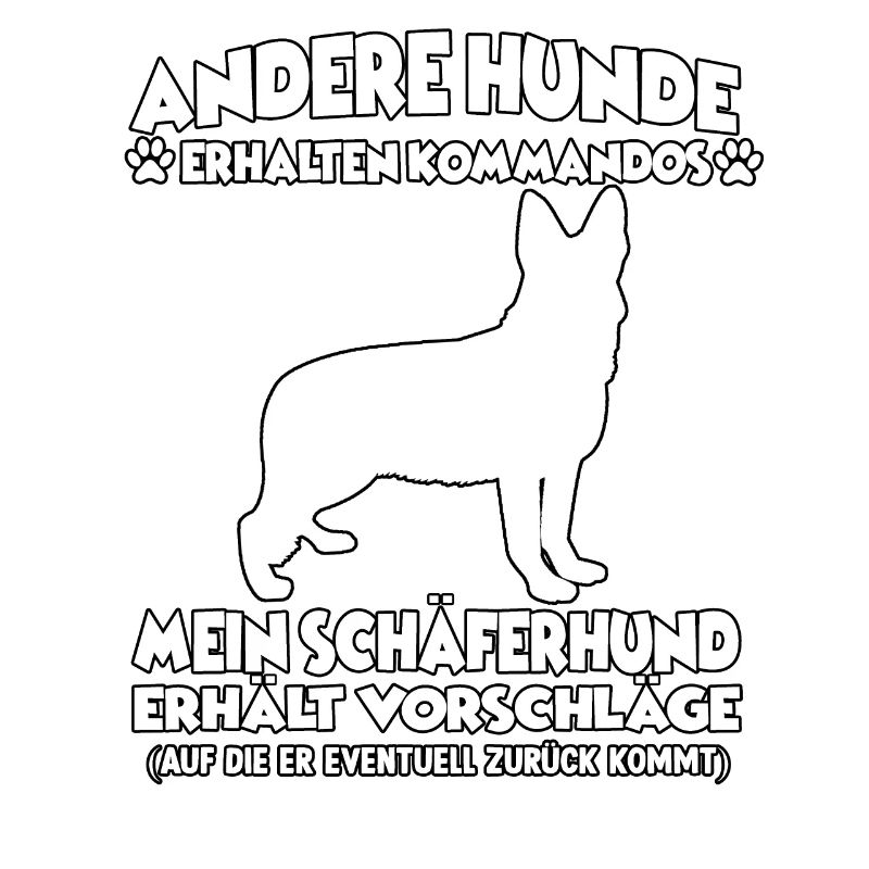 Witziges Obedience Deutscher Schäferhund Hunde