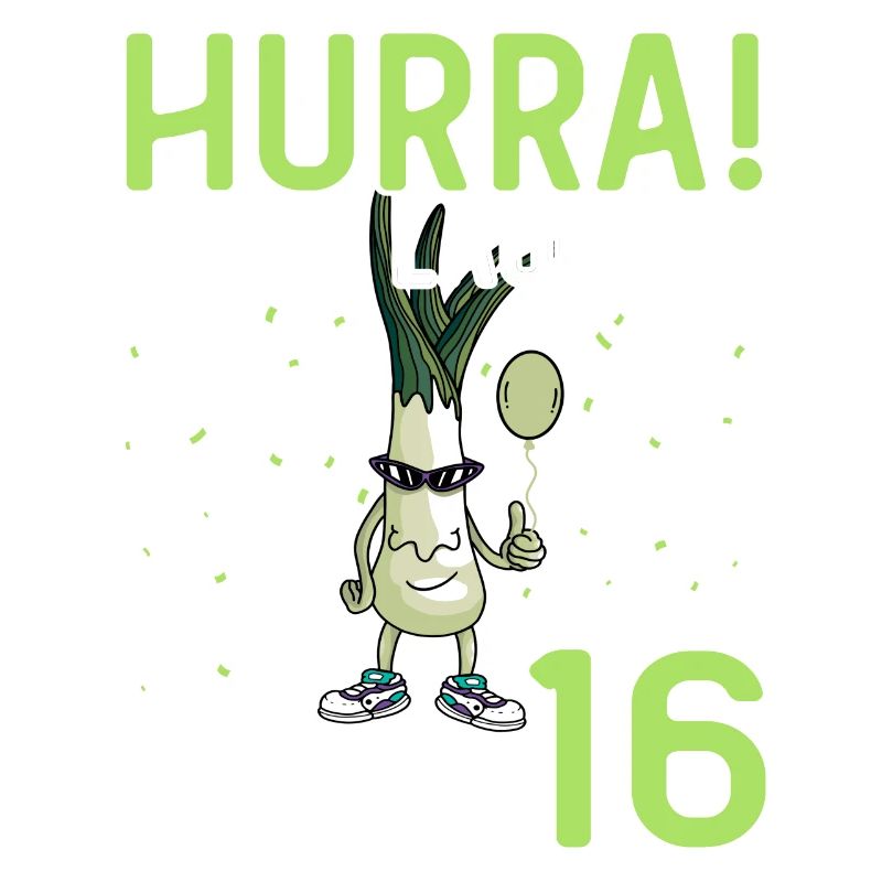 Hurra der Lauch wird 16