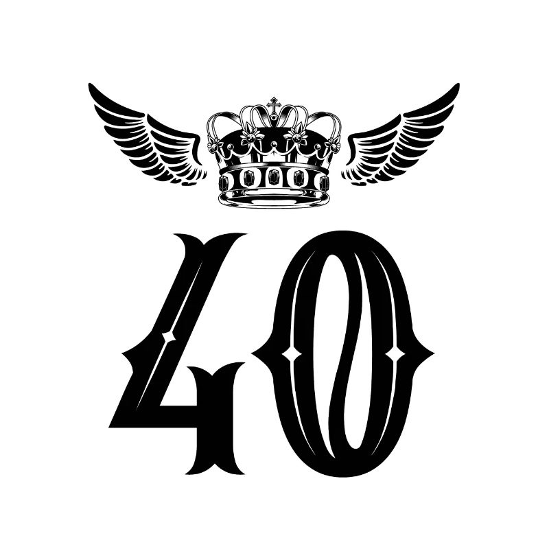 40 Couronne de numéros