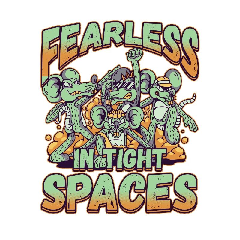 Sans peur dans les espaces restreints