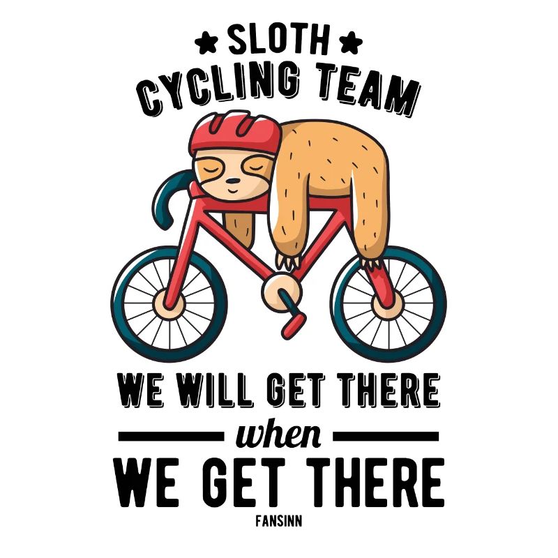 Sloth Cycling Team We Will Get There