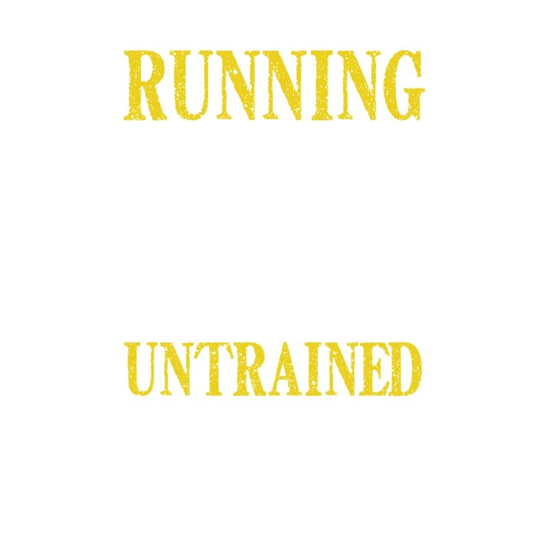 Running because zombies are the untrained first