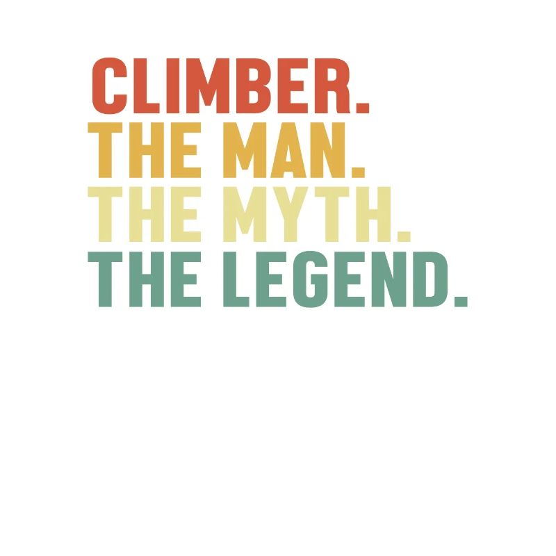 Climber Man Myth Legend escalade de bloc escalade