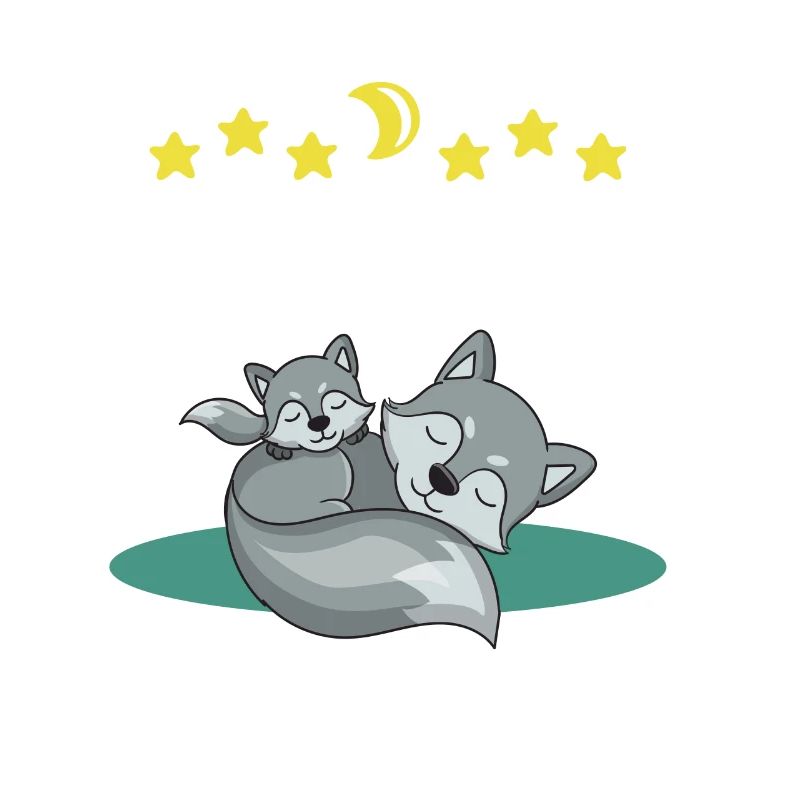 Nice Sleeping Wolf gift