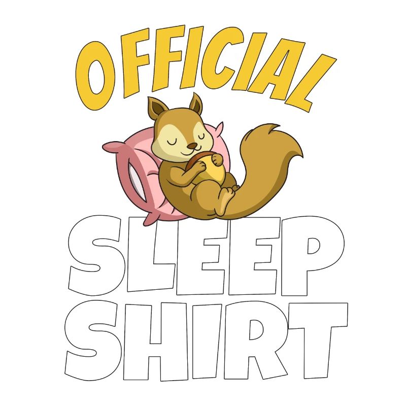 Nettes Schlafendes Eichhörnchen geschenk