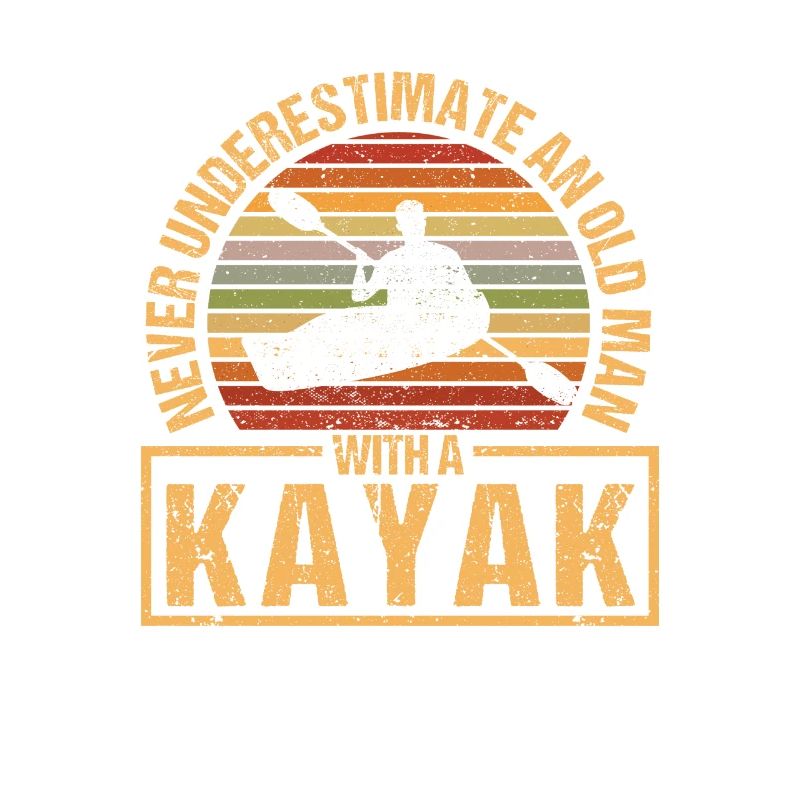 Funny kayaker Never underestimate one