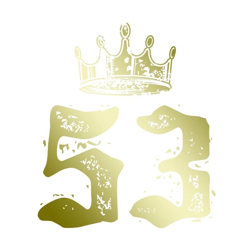 53 Number crown