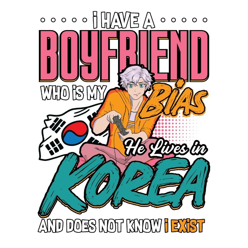 Design pop coréen pour un fan de mode K-Pop