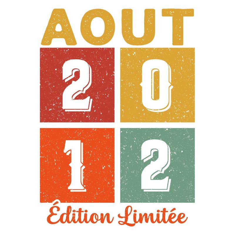 Août 2012 Édition limitée Idée Cadeau Anniversaire