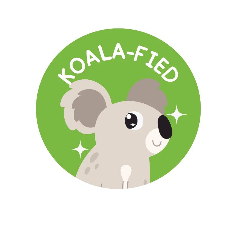 Postpartale Krankenschwester süße Koala Mutter Baby RN Krankenschwester