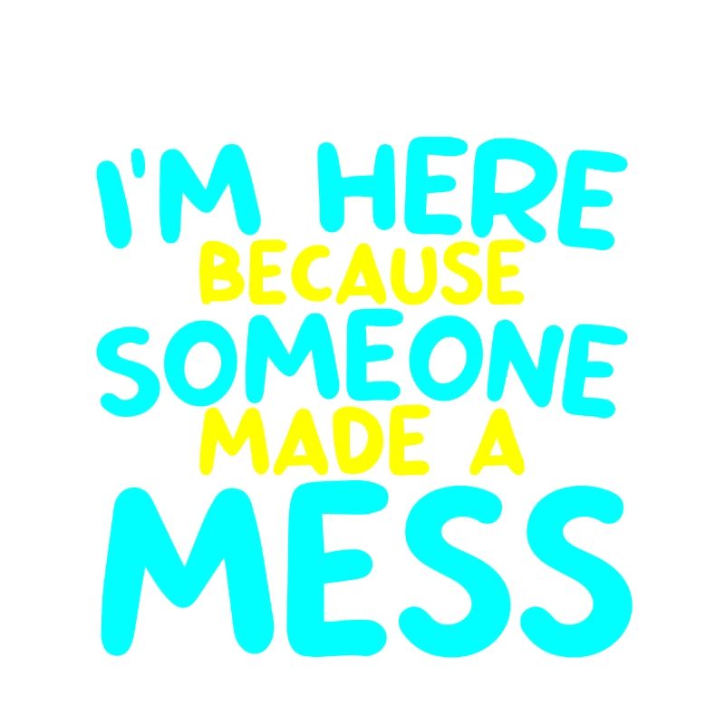 I'm Here Because Someone Made A Mess 2