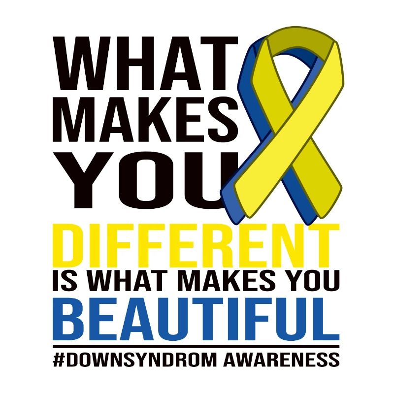 Different Beautiful Down Syndrome Awareness