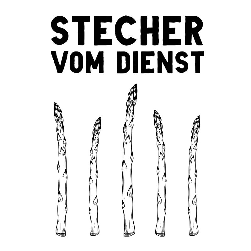 Chefstecher Spargelstecher Spargelernte Bauer