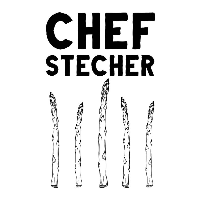 Chefstecher Spargelstecher Spargelernte Bauer