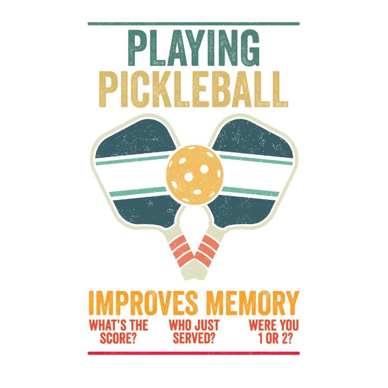 Playing Pickleball Improves Memory Paddle Player