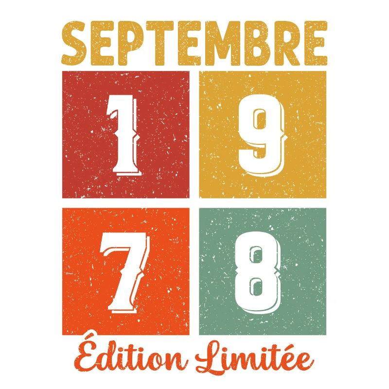 Septembre 1978 Original Idée Cadeau Anniversaire