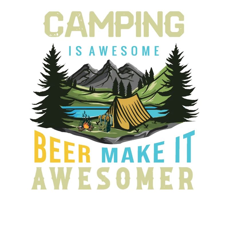 Camping Camping Tent Caravan Beers