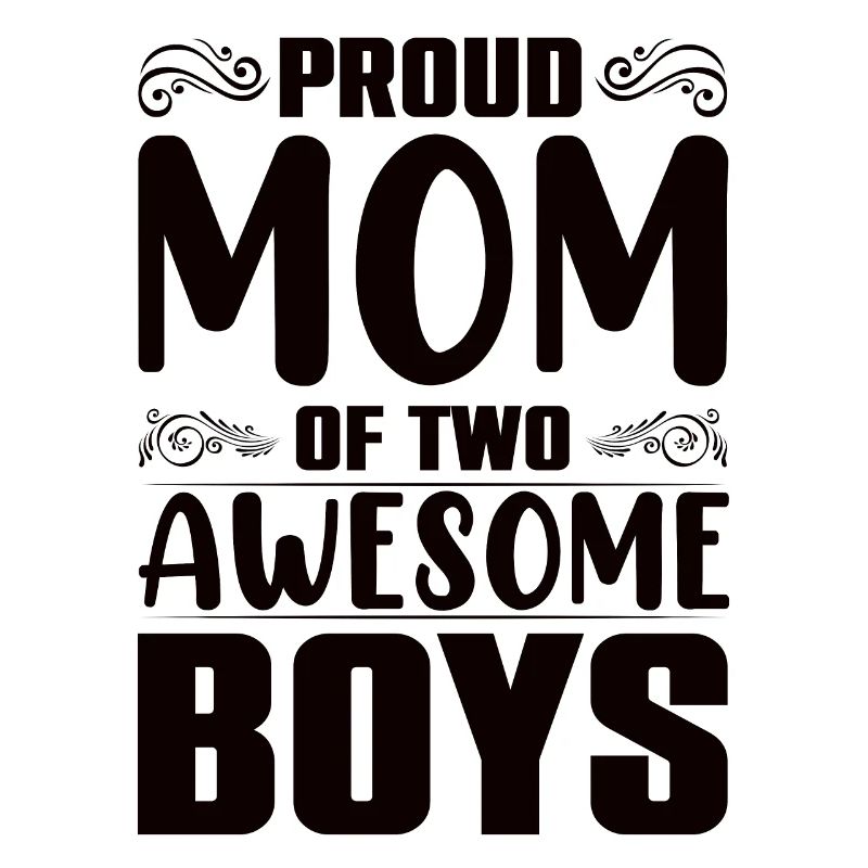 Mama Von Zwei Jungs Mutter Muttertag