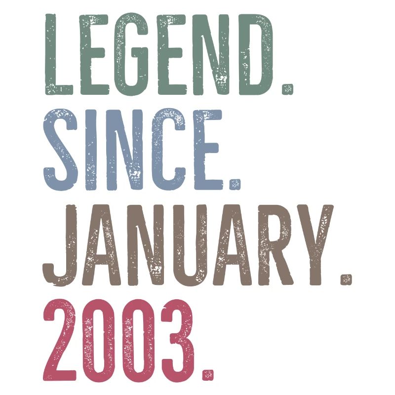 Legend Since January 2003