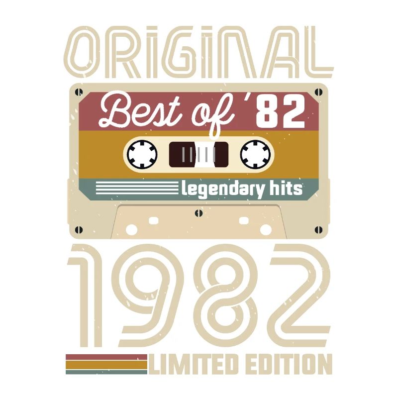 Vintage Geburtstag Original Geschenkidee 1982