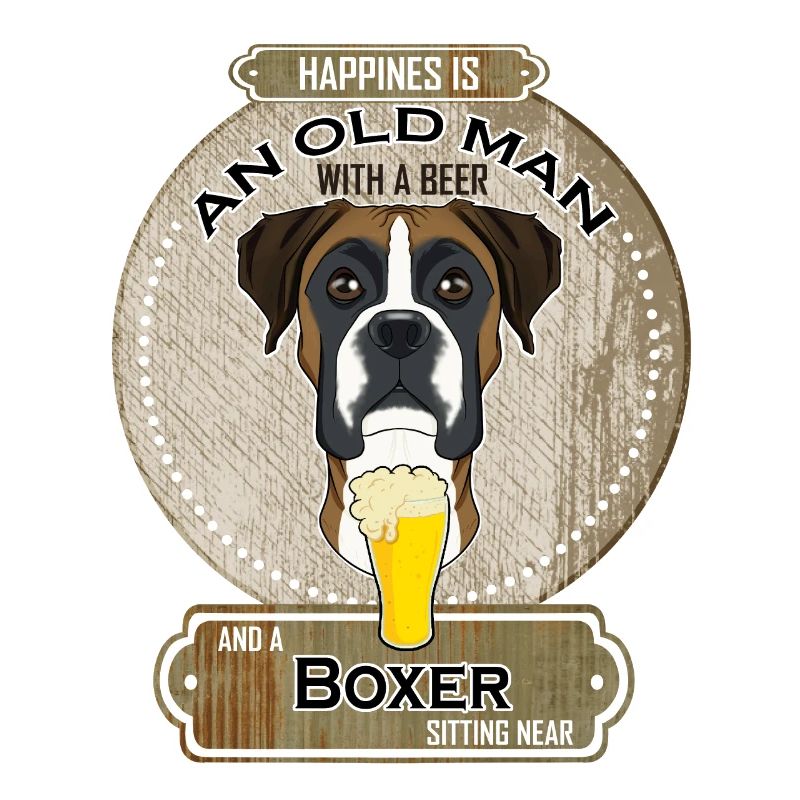 Boxer Dad Beer Lover