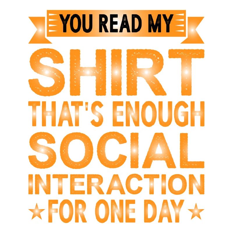 C’est assez d’interaction sociale pour une journée