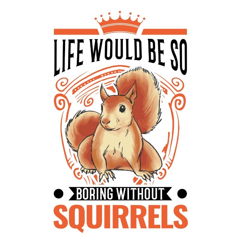 Eichhörnchen Geschenk Squirrel Grauhörnchen