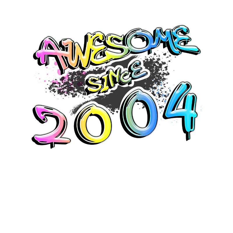 Awesome since 2004 Graffiti Motiv