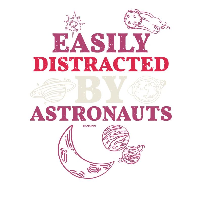 simplement distrait par les astronautes