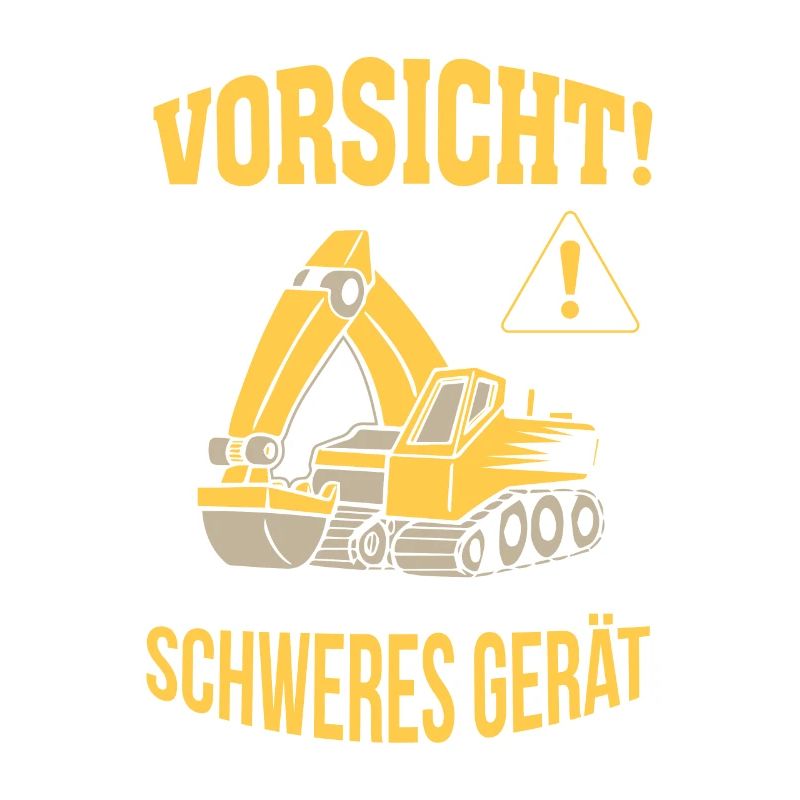 Bagger Baggerfahrer Baugeräteführer Schweres Gerät