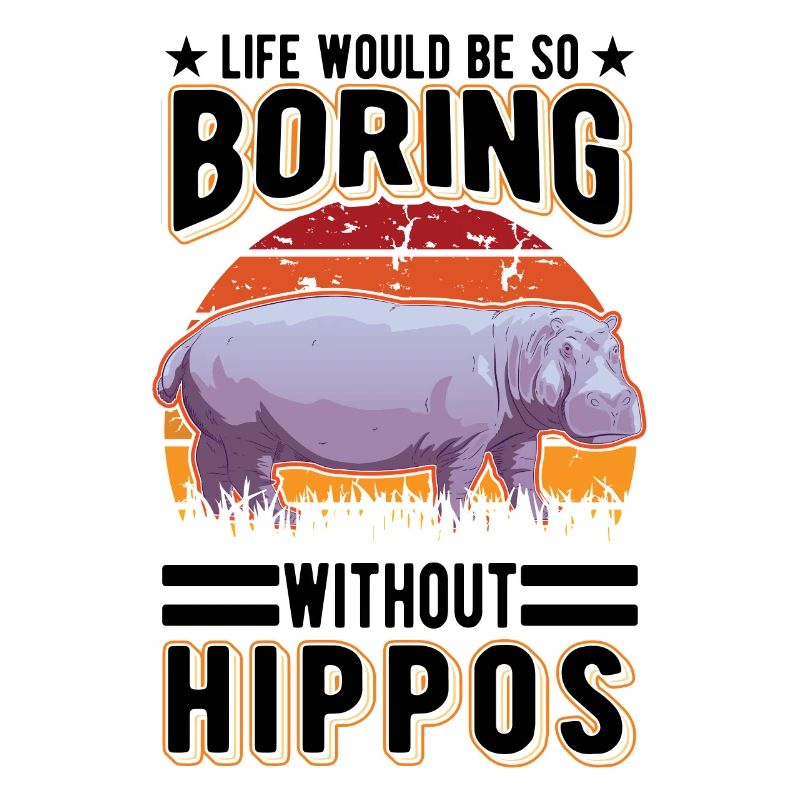 Nilpferd Geschenk Hippo Flusspferd