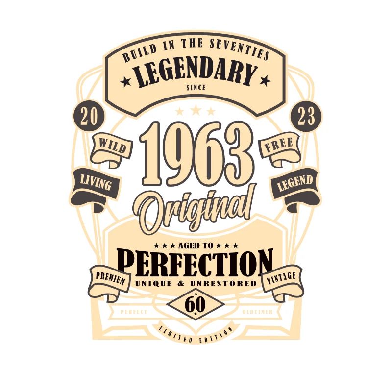 60th Birthday Gift Myth Legend Original