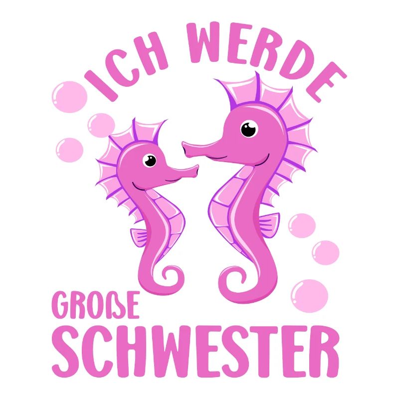 Bald Große Schwester Seepferdchen Geschwister
