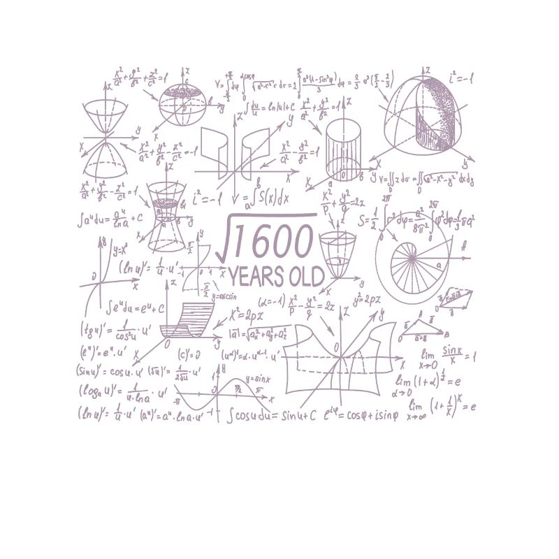 40th birthday for math teachers and math nerds